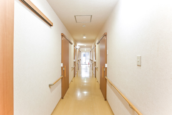 障がい者グループホームの廊下